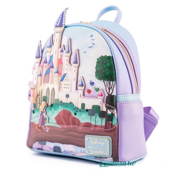 NWT Loungefly Disney Sleeping Beauty castle mini backpack - Picture 2 of 5